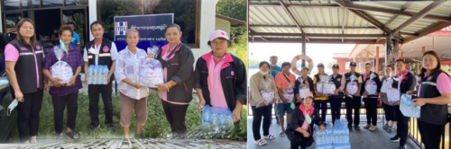 ลงพื้นที่เยี่ยมบ้าน ให้กำลังใจและมอบเครื่องอุปโภค-บริโภคให้กับผู้ประสบอุทกภัย